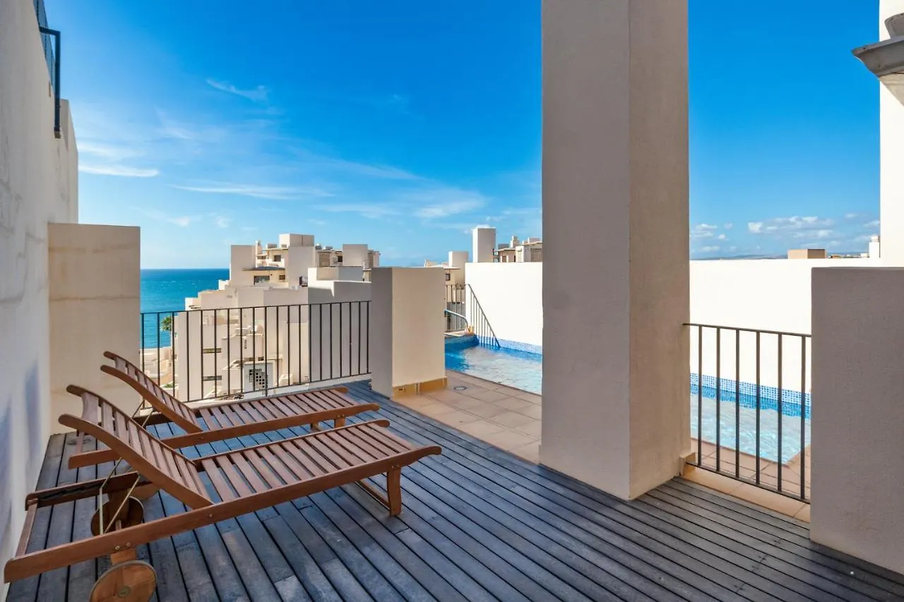 Apartament Beachfront Bahia La Plata Private Pool Penthouse By Costarentals - Ref M13 Estepona